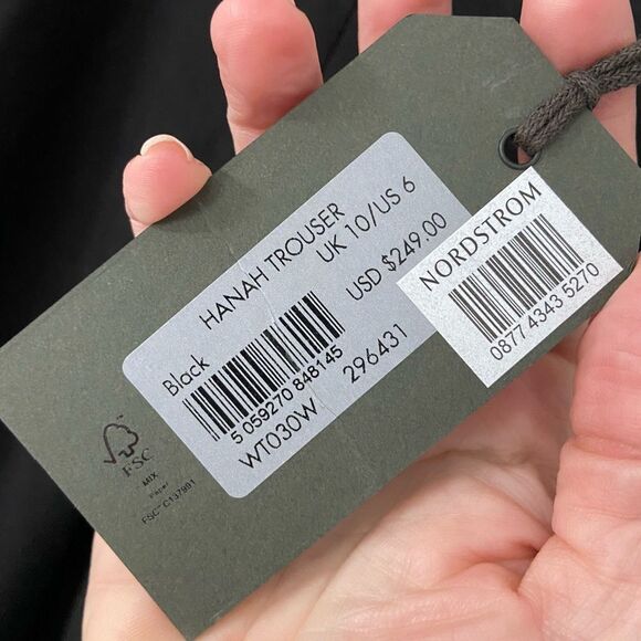 NWT All Saints Hanah Trouser Pants size EU38 US 6 - Picture 7 of 14